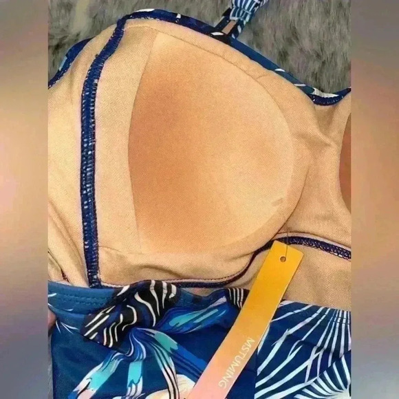 NWT Women’s Retro Tummy Control Swimsuit Size M medium one piece - Picture 8 of 9